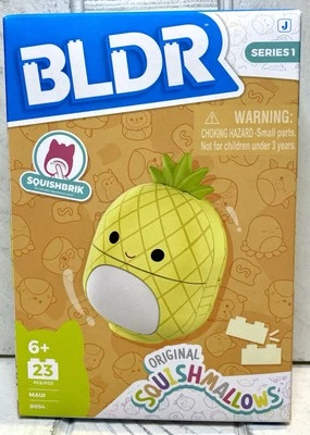 Squishmallows BLDR SQUISHBRIK Series 1 Maui 0054 Abacaxi 2025 Colecionável Novo com etiquetas - Imagem 1 de 4