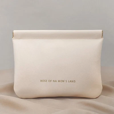 Bolsa organizadora portátil para fone de ouvido PU bolsa de arame estojo suporte para cosméticos diversos - Imagem 1 de 4