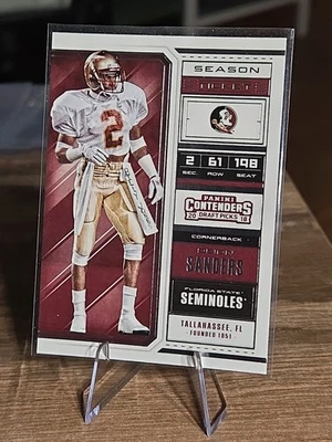 2018 Panini Contenders Draft Picks - Season Ticket Deion Sanders #30 - Image 1 of 2