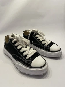 Taglia 45 (US 11,5) Maison Mihara Yasuhiro Peterson OG tela nero (A01FW702 - Foto 1 di 23