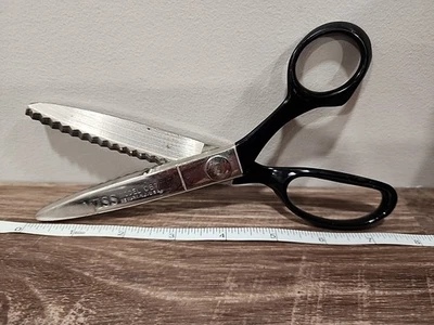 Vintage Wiss CB7 Pinking Shears Scissors U.S.A. Zig Zag Cut 7.5" - Image 1 of 4