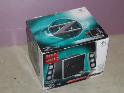 NEU Logitech Z4 Computer Lautsprecher Subwoofer und Lautstärkeregler - Bild 1 von 3