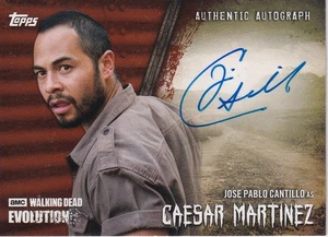 Topps 2017 Walking Dead Evolution Autograph A-JC Jose as Caesar 65/99 Brown - Bild 1 von 1