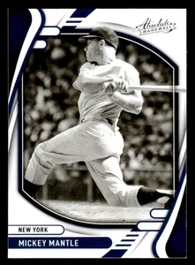 Panini Absolute #10 Mickey Mantle 2022 casi como nuevo - Imagen 1 de 2