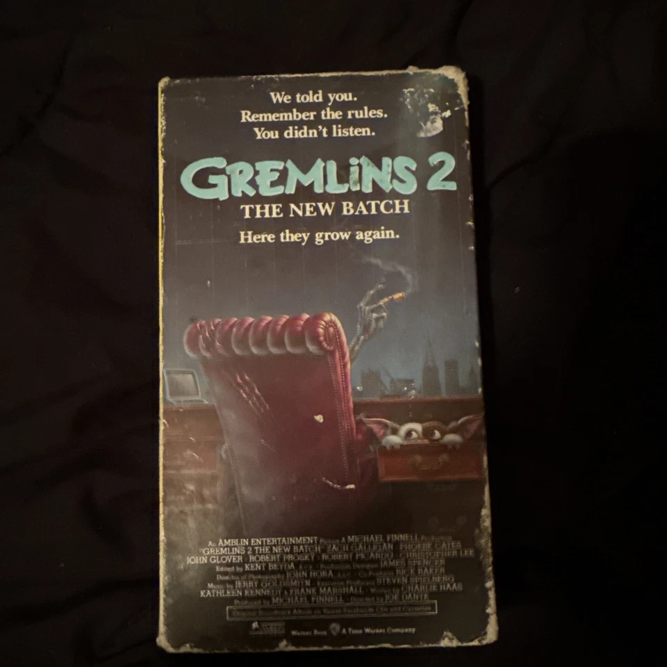 Gremlins 2 The New Batch Here They Grow Again (VHS Tape Movie 1990) PG-13 - Image 1 of 4