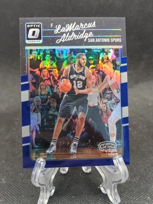 2016-17 Donruss Optic Blue #115 LaMarcus Aldridge /49 San Antonio Spurs - Image 1 of 2
