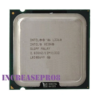 Intel Xeon L3360 Processor 2.83 GHz SLGPF LGA 775/Socket T CPU 65W 1333 MHz - Image 1 of 4