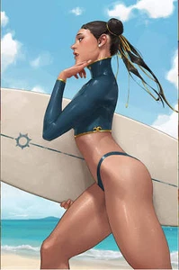 2023 Street Fighter Swimsuit Special #1 Jeehyung Lee Chun-Li Surfboard Bikini Va - Picture 1 of 4