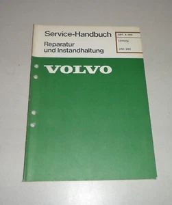 Manual De Taller Reparación Volvo 240 / 260 Dirección Estado 08/1979 - Imagen 1 de 1