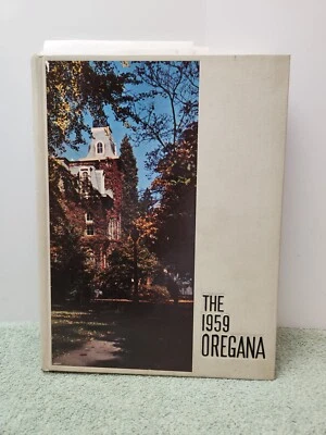 1959 The Oregana Yearbook, University of Oregon, Eugene Oregon, Phil Knit Nike Foto 1 de 4