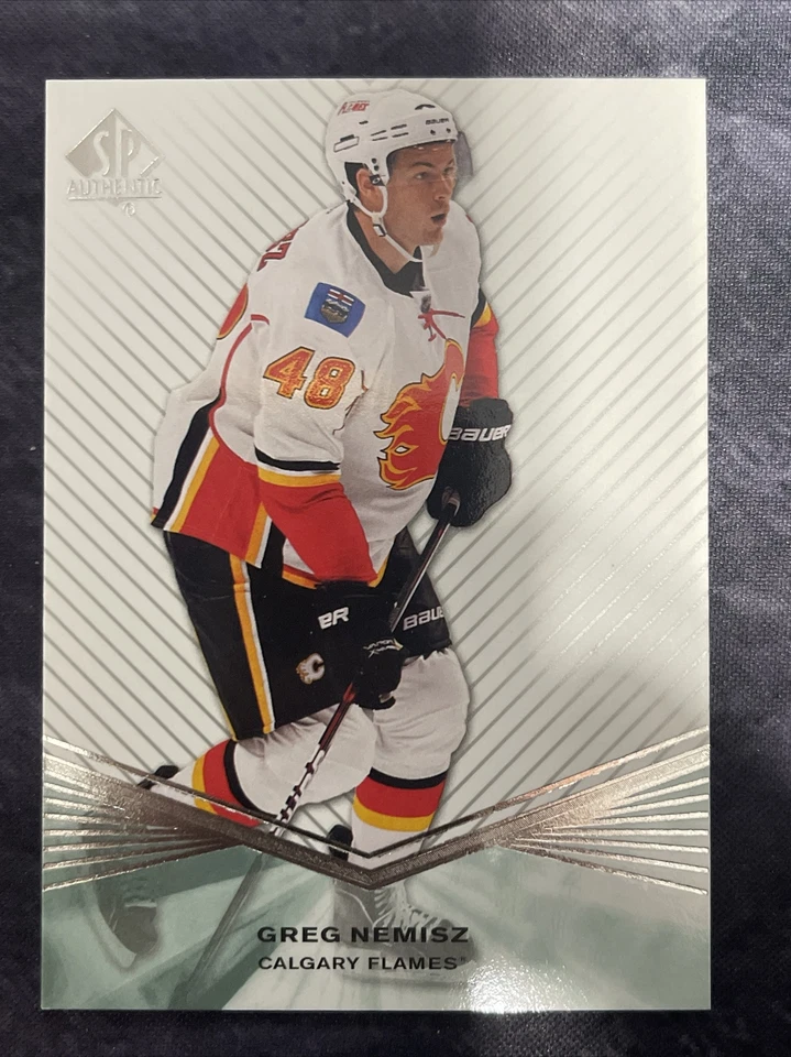 2011-12 SP Authentic Rookie Extended R11 Greg Nemisz Calgary Flames - Image 1 of 2