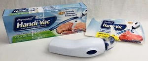 NEU Reynolds Handi Vac Vakuumierer Starter Kit Posten mit neuer Box Gallone Beutel - Bild 1 von 11