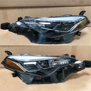 Driver Passenger Side Dual LED Headlamps for 2017 2019 Toyota Corolla SE XLE XSE - Picture 1 of 7