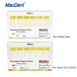 MacDent Dental Endodontic Absorbent Paper Points For Wave One/ WaveOne Gold - Picture 1 of 29