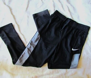 NIKE DRI-FIT Kids BLK Stretch Waist Pull-On Breathable Track Pants 980 Size XL - Picture 1 of 5