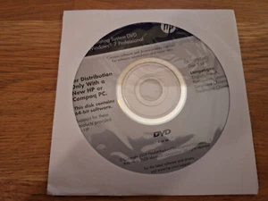 HP Operating System DVD - Windows 7 Professional 64-bit - NEW, SEALED - Picture 1 of 1