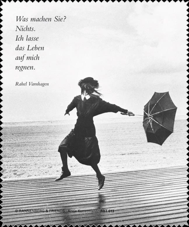 Brillenputztuch "Was machen Sie?" Rannenberg & Friends | Microfasertuch