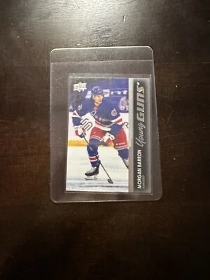 2021-22 Upper Deck Series 1 Young Guns Rookie Card #215 Morgan Barron - Image 1 of 2