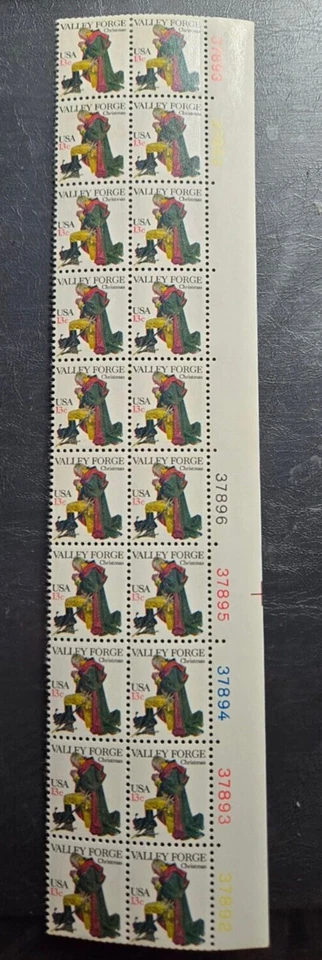 Scott #1729 Washington Praying @ Valley Forge block of 20 p#37892-3, 37892-6 MNH - Image 1 of 1