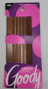 Goody Ouchless Pain-free Pin Ups Brown Bobby Pins - 48 CT - Picture 1 of 8