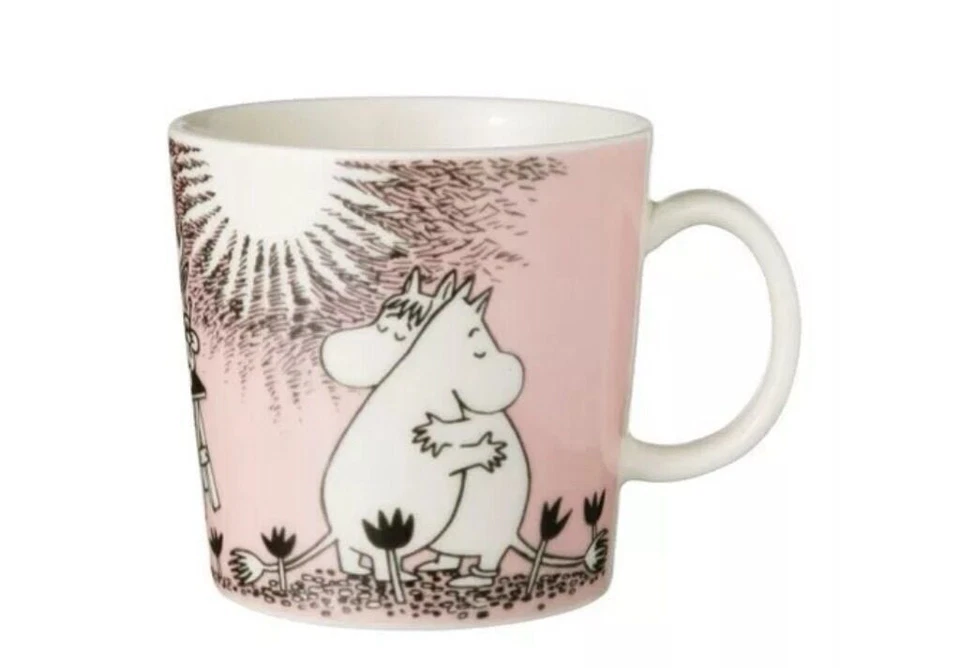 Moomin Mug Pink Love / Rakkaus *New - Image 1 of 1
