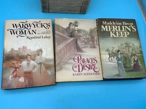 Vintage Hardback Novels - Warwyck's Woman, Palaces of Desire, Merlin’s Keep - Picture 1 of 11