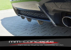 Attacco diffusore coppa nero centrale per Lexus RC F dall'anno 2014 paraurti posteriore  - Foto 1 di 8