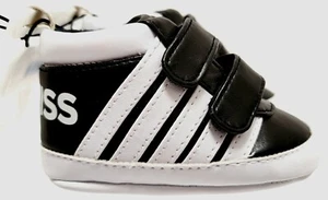 K-Swiss Baby Court Style Since 1966 Faux Leather Crib Sneakers Infant Size 2 NWT - Picture 1 of 12