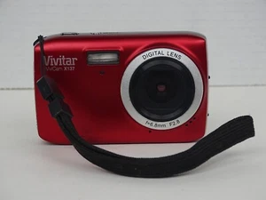 Vivitar ViviCam X137 12.1 Mega Pixel Built In Flash Digital Camera Red - Picture 1 of 5