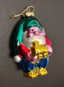 2000 Thomas Pacconi Classics Museum Series Weihnachten mundgeblasenes Glas Ornament Elfe - Bild 1 von 8