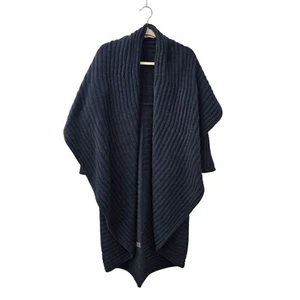 Soft Surroundings Chunky Ribbed Oversized Collar Cardigan Sweater Size L/XL - Picture 1 of 7