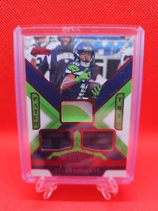 2023 Panini Plates and Patches, Tyler Lockett 1/5 SSP Patch Trio Seahawks - Picture 1 of 2