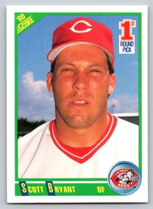 1990  Score #667 Scott Bryant Rookie Card Cincinnati Reds