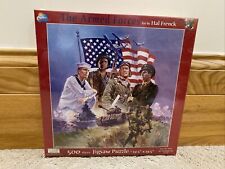 JIGSAW PUZZLE "THE ARMED FORCES" 500 PIECES 19.5" X 19.5" HAL FRENCK MILITARY