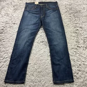 LEVI'S 513 Slim Straight NWT Mens Jeans 33x30 Zip Fly Blue New - Picture 1 of 11