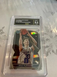KYLE FILIPOWSKI DUKE 2022 BOWMAN CHROME UNIVERSITY IMAGE REF RC # 47 GRADED 8.5 - Picture 1 of 2