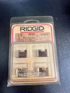 RIDGID 1/8" NPSM Alloy Steel Pipe Dies 37945 - 1 Pack - Picture 1 of 3