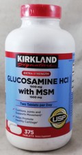 jlim410: Kirkland Signature Glucosamine HCl 1500mg with MSM 1500mg, 375 tablets