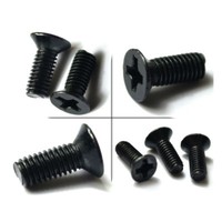 M2 2.5 M3 M4 M5 M6 Black Phillips Cross Recess Countersunk Flat Head Screws Bolt