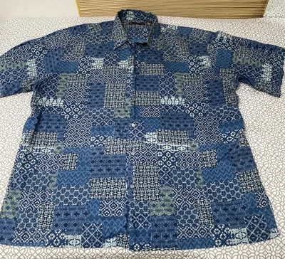 Tori Richard Hawaiian Aloha Shirt Men’s Size 2XL Cotton Lawn Blue XXL - Image 1 of 4