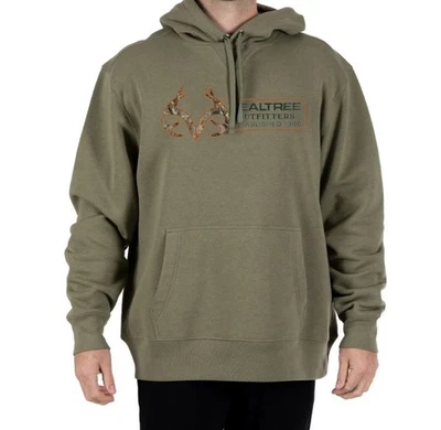 Sudadera con capucha Real Tree para hombre talla pequeña nueva con etiquetas Foto 1 de 2