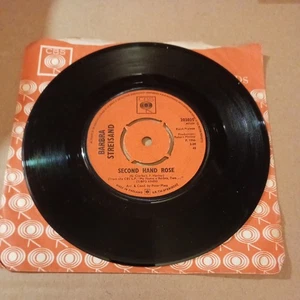 Barbra Streisand - Second Hand Rose - 7" Vinyl Record -EX - Picture 1 of 3