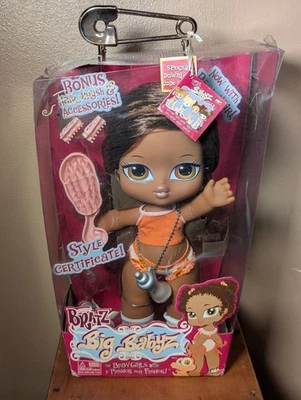 VINTG MGA BRATZ BIG BABYZ STYLE AFRICAN AMERICAN FELICIA GIRL SIZE 12" NEW BOX! - Image 1 of 4