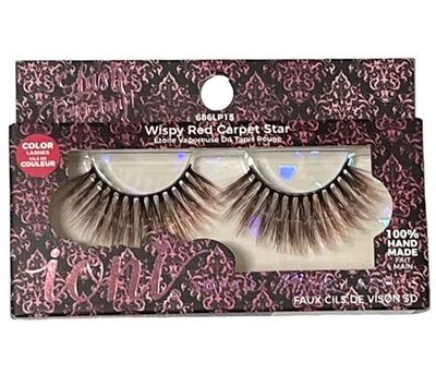 Ioni 3D Faux Mink Lashes Wispy Red Carpet Star – Handmade Strip Lash - Image 1 of 4