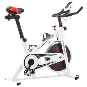 Bicicleta estática con sensore de Pulso Ejercicio Blanco/Negro vidaXL - Imagen 1 de 8