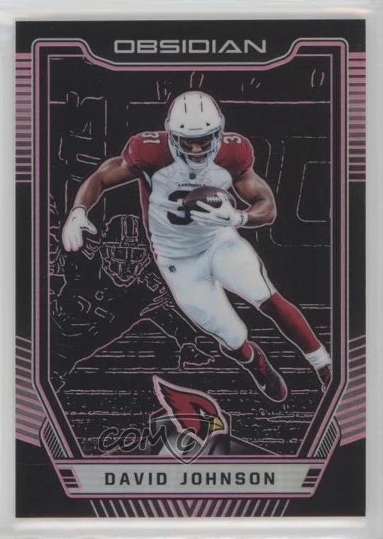 2018 Panini Obsidian Electric Etch Purple /75 David Johnson #85 - Image 1 of 2