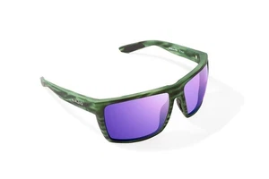 Bajio Sunglasses Stiltsville Green Stripe Matte Frame - Polycarbonate Lens - Imagen 1 de 13