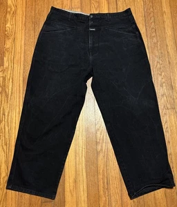 Marithe + Francois Girbaud Vaqueros Negros Patinador Punk Años 90 Talla 40/30 ¡¡Bonito!!! - Imagen 1 de 16