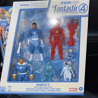 Epic World Of Action Fantástico 4 Primeros Pasos Primera Familia Colección Marvel Four Foto 1 de 3