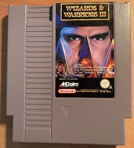 NES ~ WIZARDS & WARRIORS 3 ~ III Nintendo Game NES-8W-AUS Game Cart Only Pal A - Picture 1 of 13